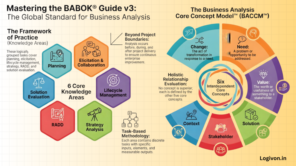 The BABOK Guide (Business Analysis Body of Knowledge) is the 500+ page standard...